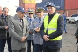 The first operation for the rail transfer of empty containers is launched